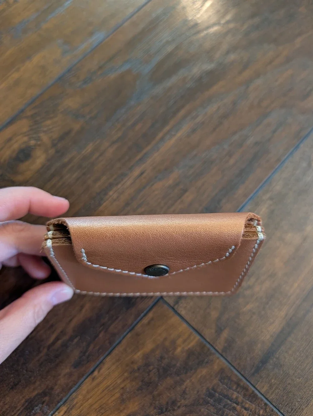 EUC Portland Leather Goods Company Lovebug Genuine Leather Credit Card Wallet